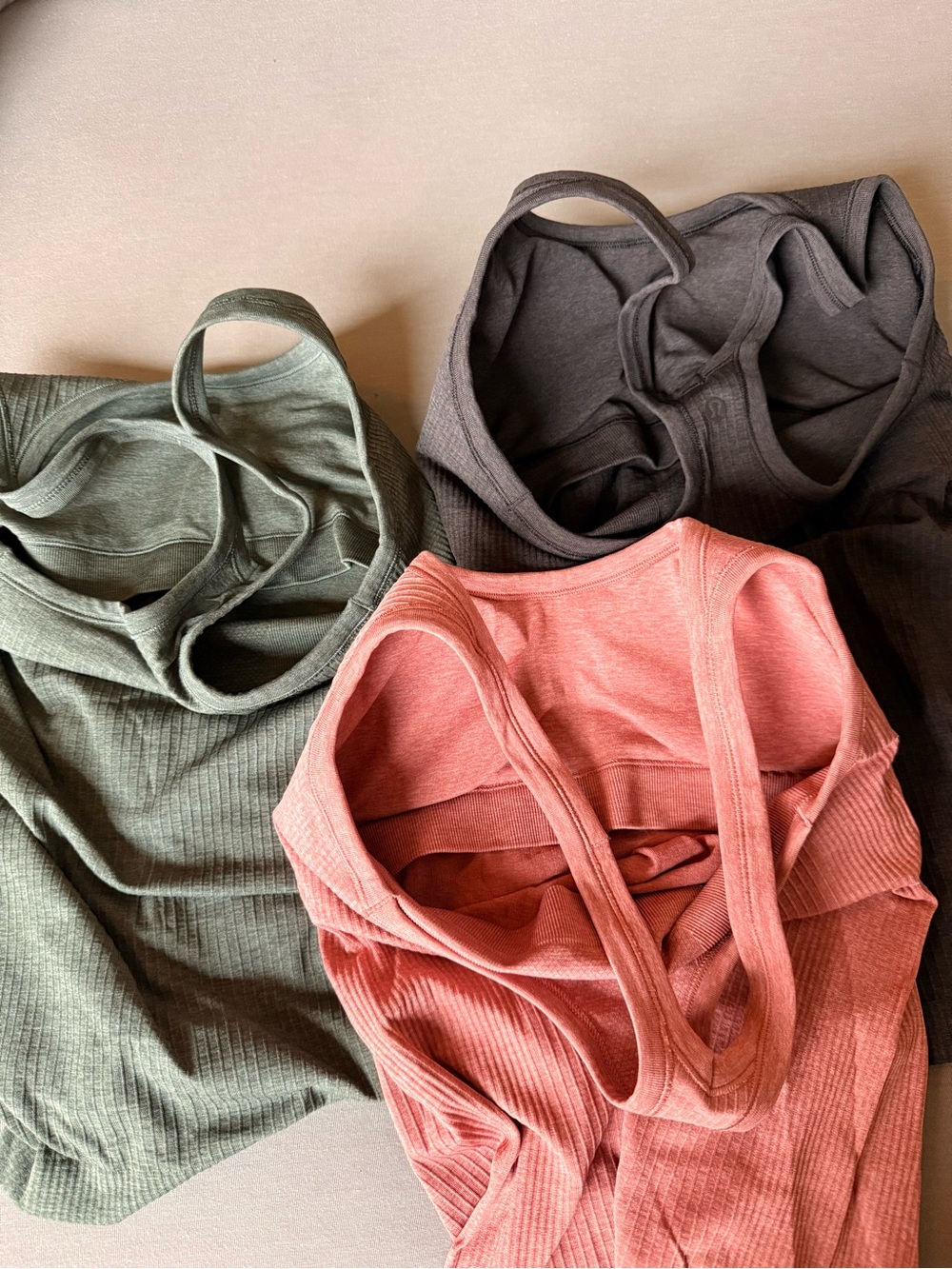 Lululemon Ribbed Racerback Tank Tops - Picture 4 of 4